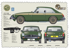 MGB GT Jubilee Edition 1975 Glass Cleaning Cloth